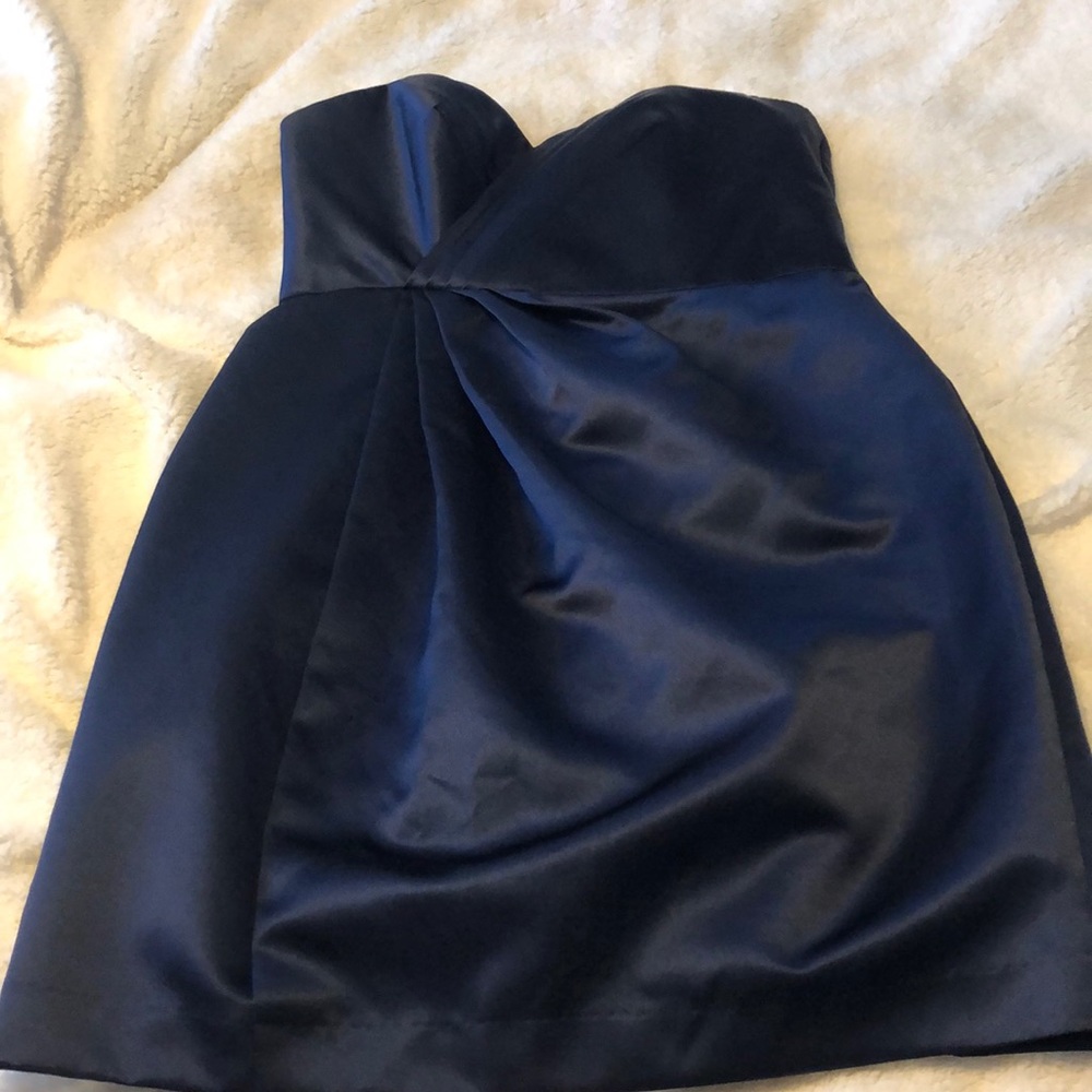 Dark blue short homecoming dress